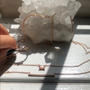 Charmed Aroma Gold Necklace & Ring Set